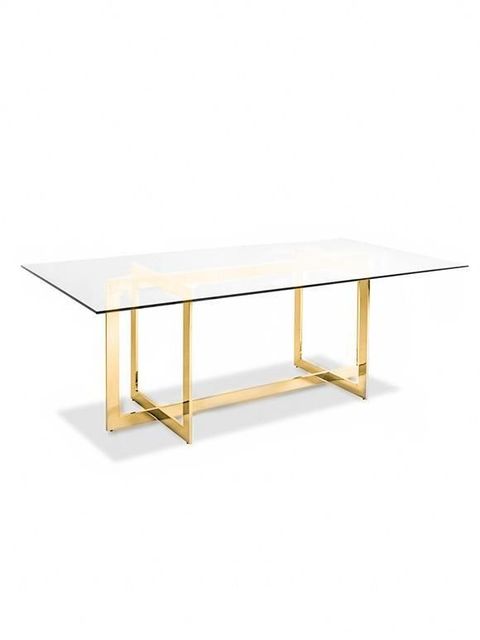 Cooper Dining Table – Artofit intended for Cooper Dining Table, Silver